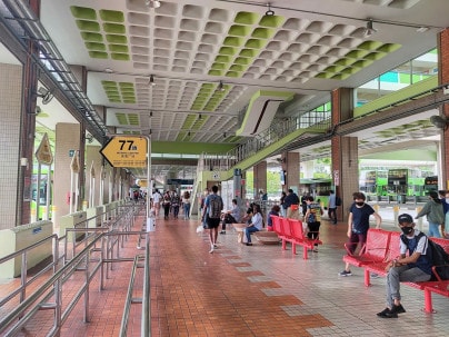 Bukit batok bus interchange near Altura EC