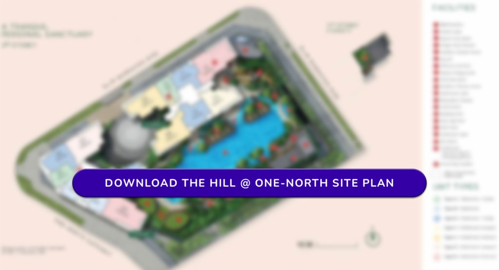 the hill at one north site plan