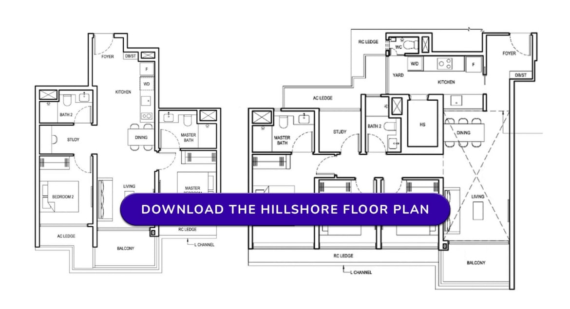 the hillshore floor plan