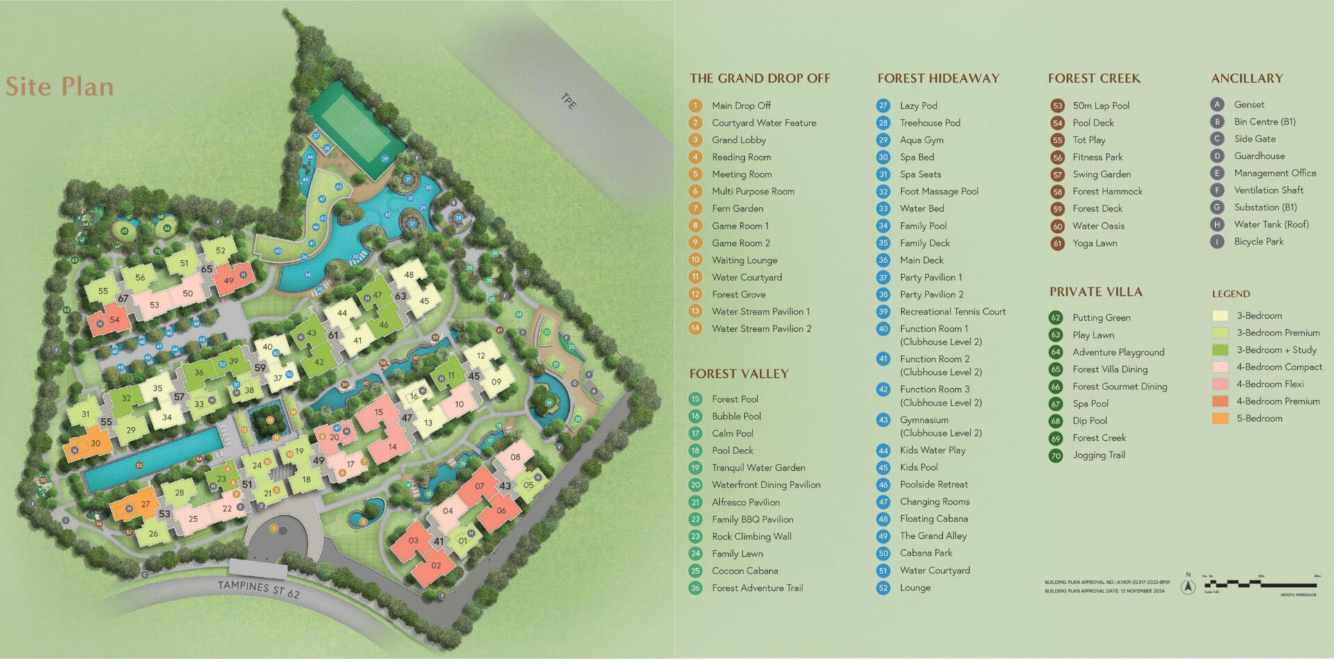 Aurelle EC Site Plan Layout